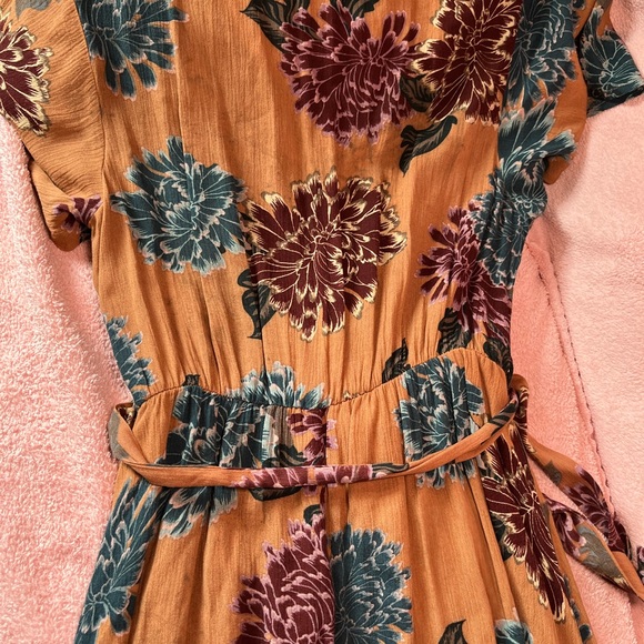 ILLA ILLA Asymmetrical Dress in Orange and Purple - Picture 3 of 4